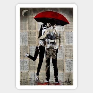 Dreamin in the rain Sticker